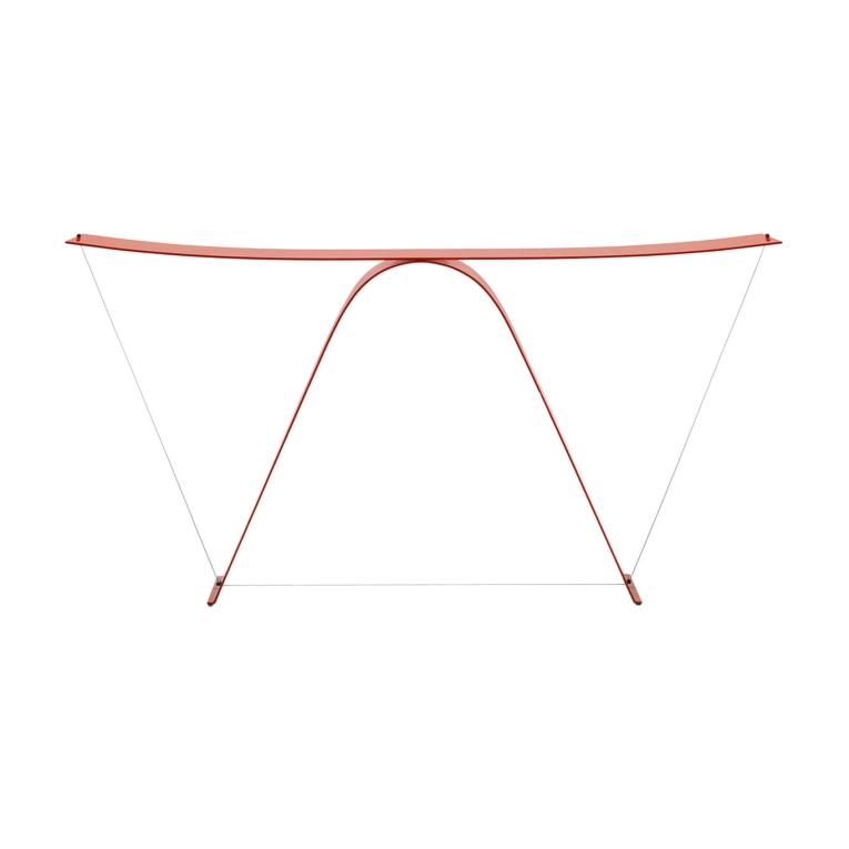 Console EQUILIBRIUM Rouge Corail MDF ITALIA