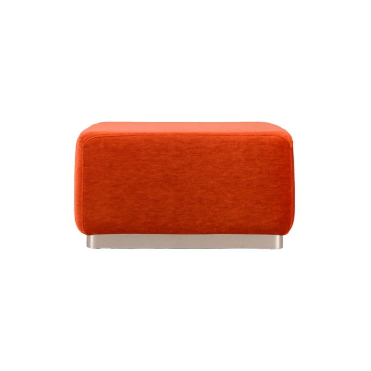 Pouffe ROTONDO Vermilion Velvet THE SOCIALITE FAMILY