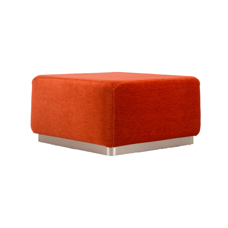 Pouffe ROTONDO Vermilion Velvet THE SOCIALITE FAMILY