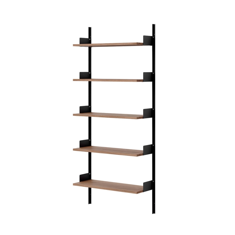 Shelving NEW WORKS WALL 1900 Black/Walnut NEW WORKS