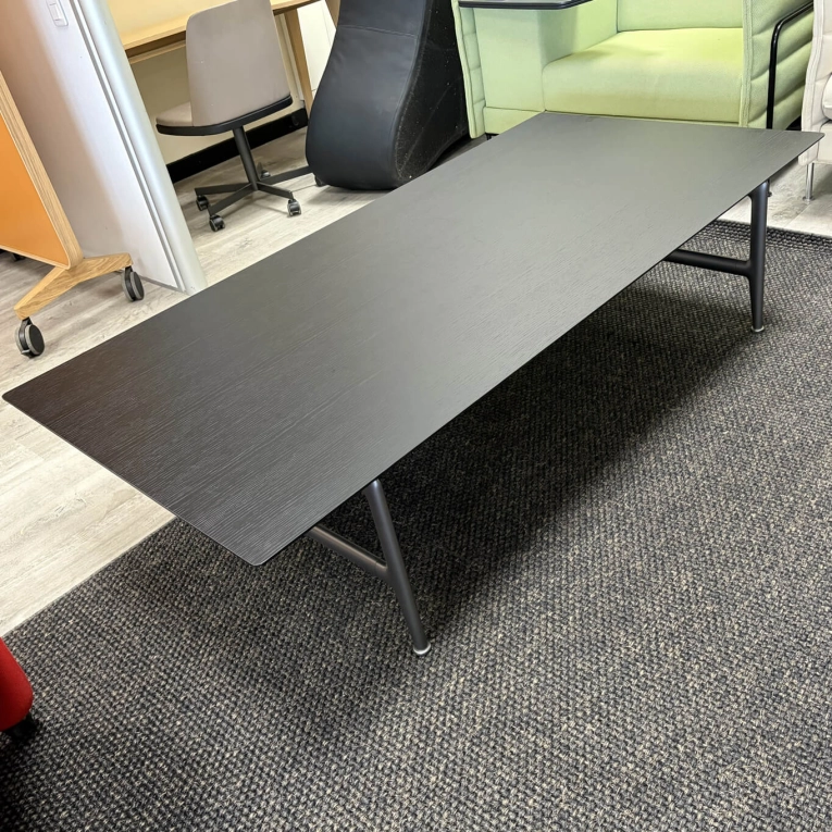Coffee Table PIANURA Brushed Black Oak B&B ITALIA