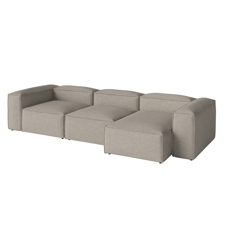 Canapé COSIMA Chaise Longue Droite 340x120 Monza Sand BOLIA