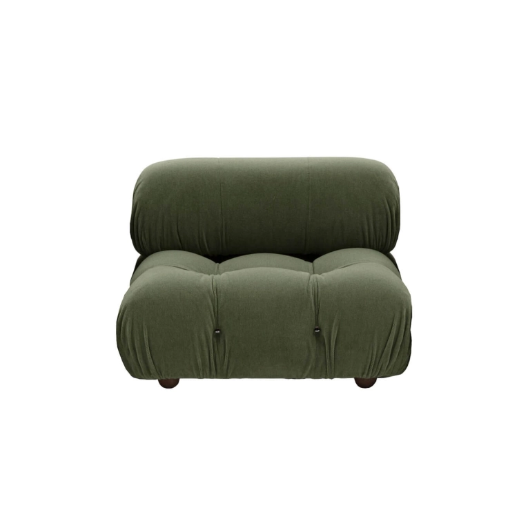 CAMALEONDA module simple Velours Licata Lichen B&B ITALIA