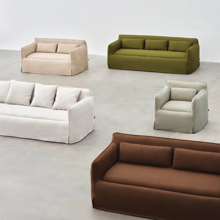 Sofa MIMI 3-Seater Steelcut 985 Kaki HAY