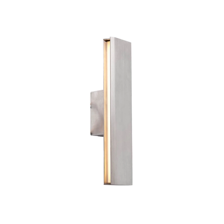 Wall light PAPILIO SINGLE Brushed Stainless Steel ANOUR