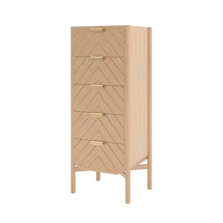 Meuble de rangement Chiffonnier MARIUS Chêne HARTO