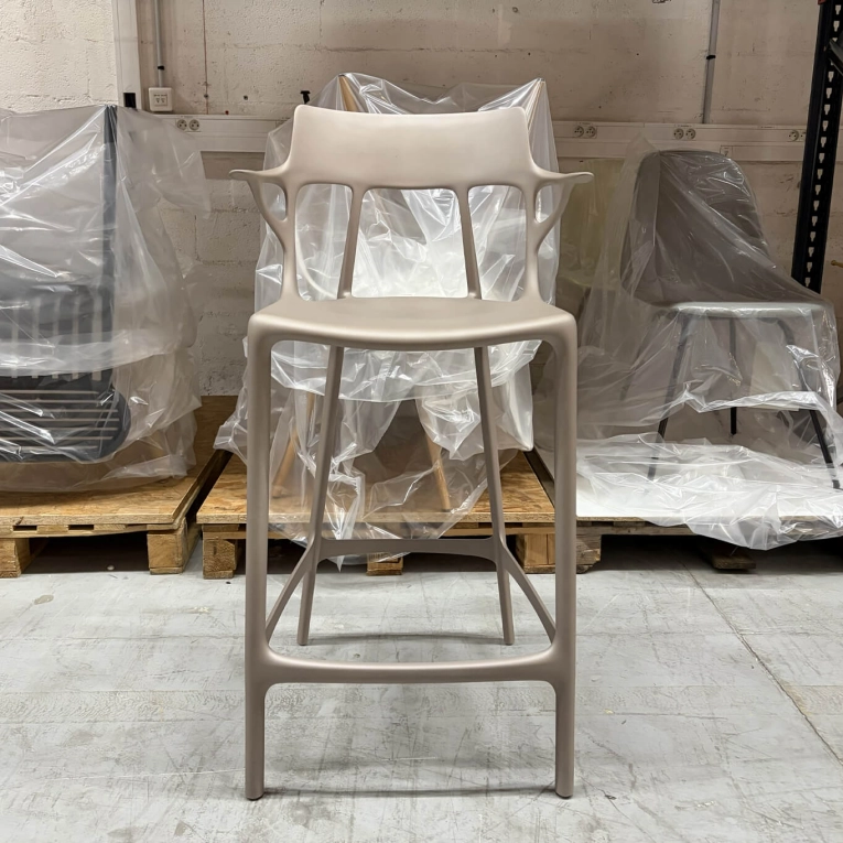 Bar Stool A.I. RECYCLED Grey KARTELL