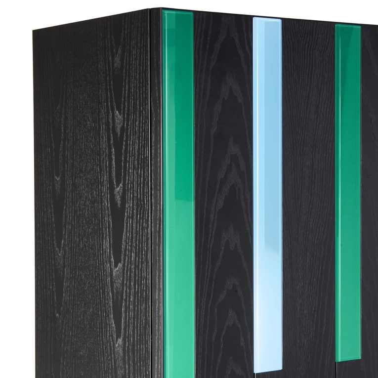 Meuble de rangement Armoire RIGA-RIGA Noir ZANOTTA