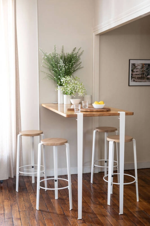 Table Pied TIPTOE 110 CM Gris Eucalyptus TIPTOE
