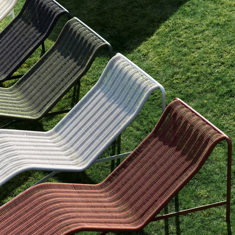 Bain de soleil, chaise longue et hamac Chaise Longue PALISSADE CORD Olive HAY