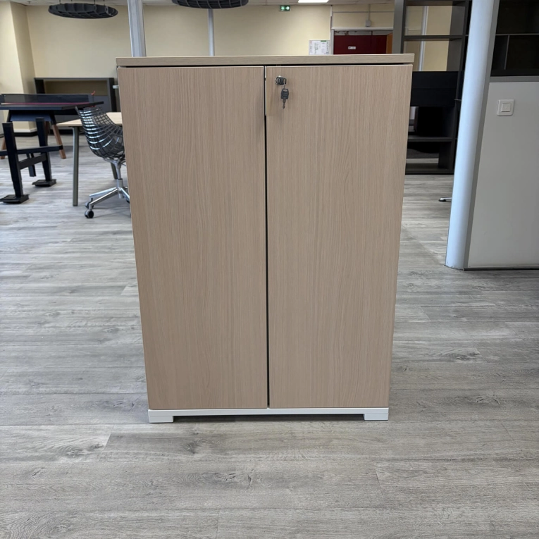 Meuble de rangement COMPTOIR portes battantes Chêne CLEN