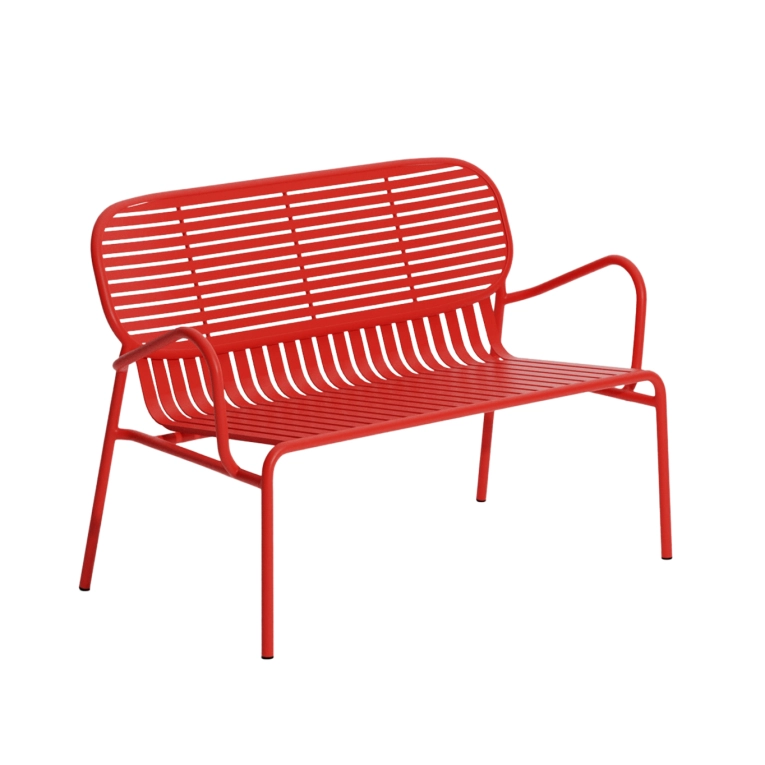 Outdoor Sofa WEEK-END Red PETITE FRITURE