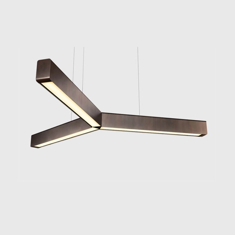 Pendant Light Y-MODEL Browned Copper ANOUR