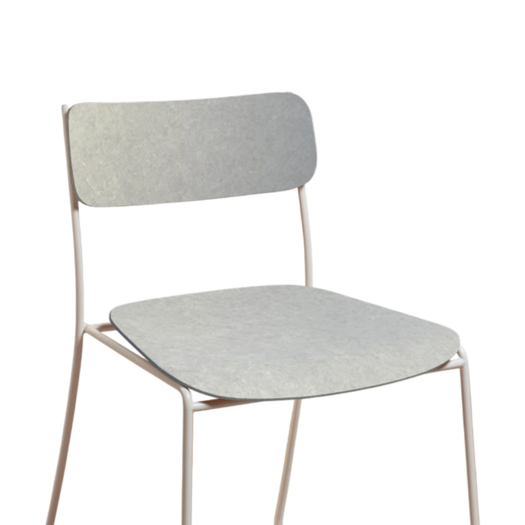 Chaise SEN 95.6 Plastique Gris/ blanc NOMA