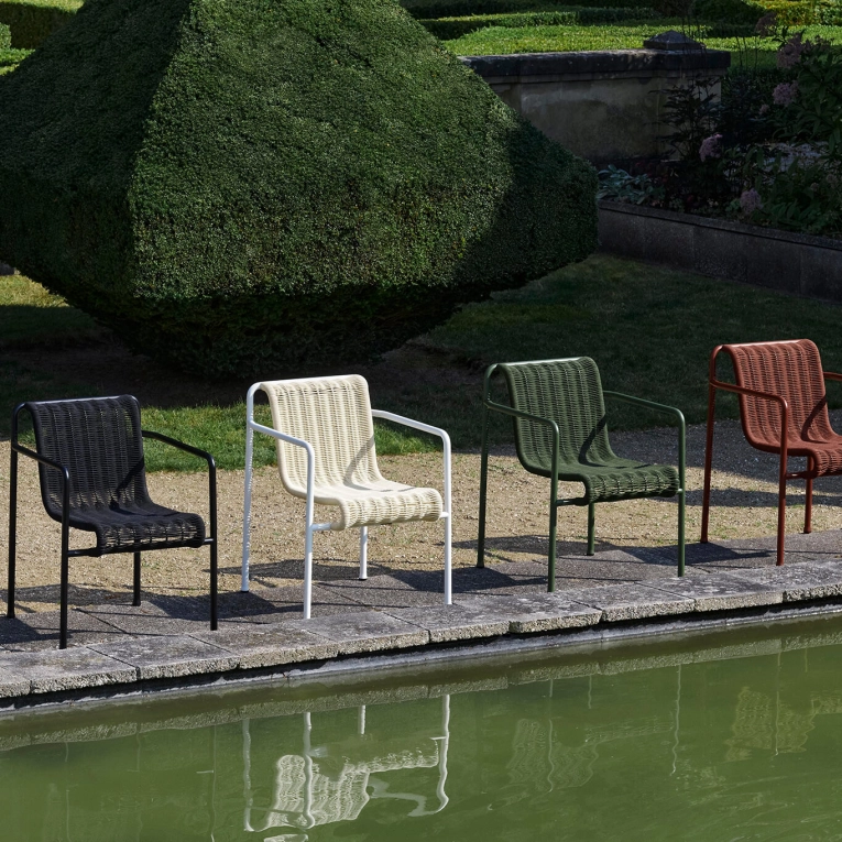 Chaise extérieure Chaise PALISSADE CORD Anthracite HAY