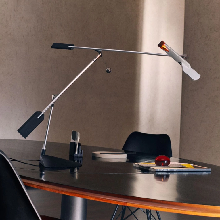 Desk Lamp HALLEY Anodized Aluminium STILNOVO