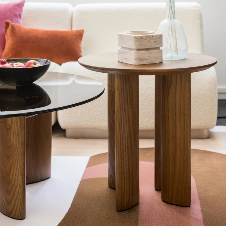 Side Table CARLOTTA Iroko THE SOCIALITE FAMILY