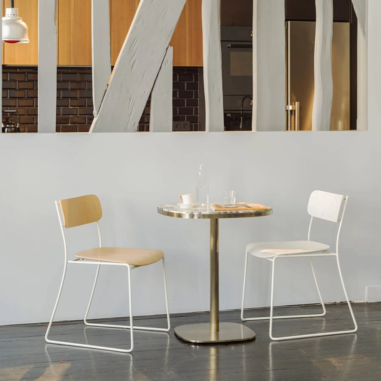 Chaise SEN 65.6 Chêne/ blanc NOMA