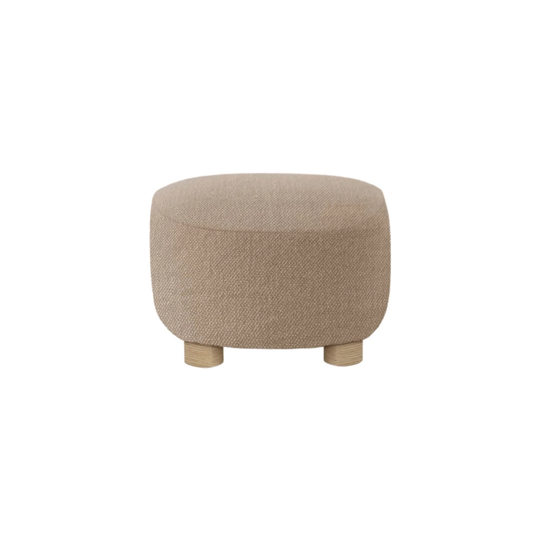 Pouffe THE TIRED MAN Oak/ Logan Flint AUDO COPENHAGEN