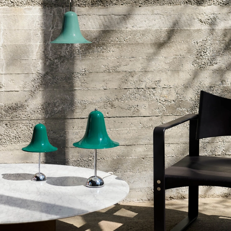 Suspension PANTOP Ø23 Bleu Sarcelle Clair VERPAN