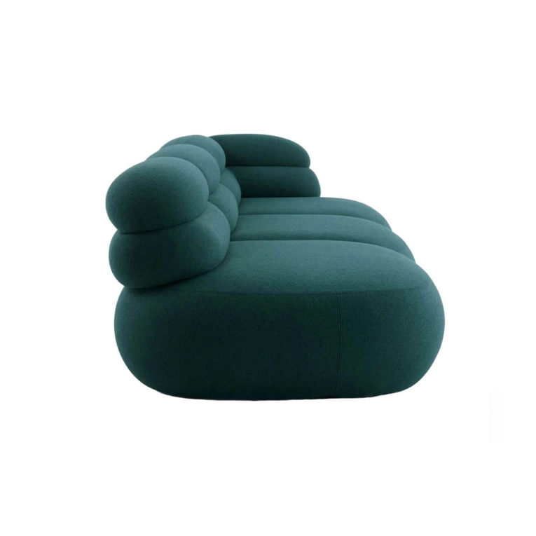 Sofa BIBONI open composition Stellium Midnight Teal KNOLL