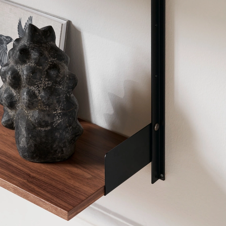 Shelving NEW WORKS WALL 1900 Black/Walnut NEW WORKS