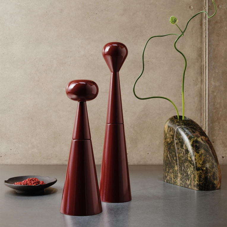 Kitchen Accessory MILL BURGUNDY Small Mill TOM DIXON