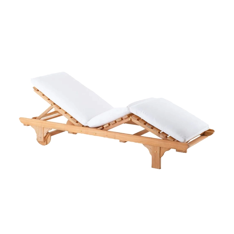Outdoor Bench and Sunlounger CHELSEA Latte UNOPIÙ