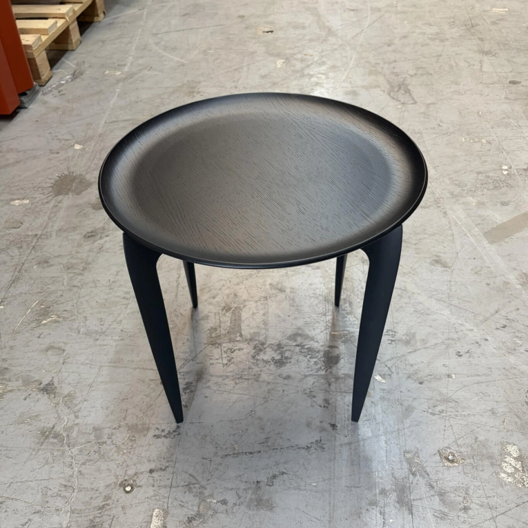 Coffee Table TRAY Folding Large Black FRITZ HANSEN