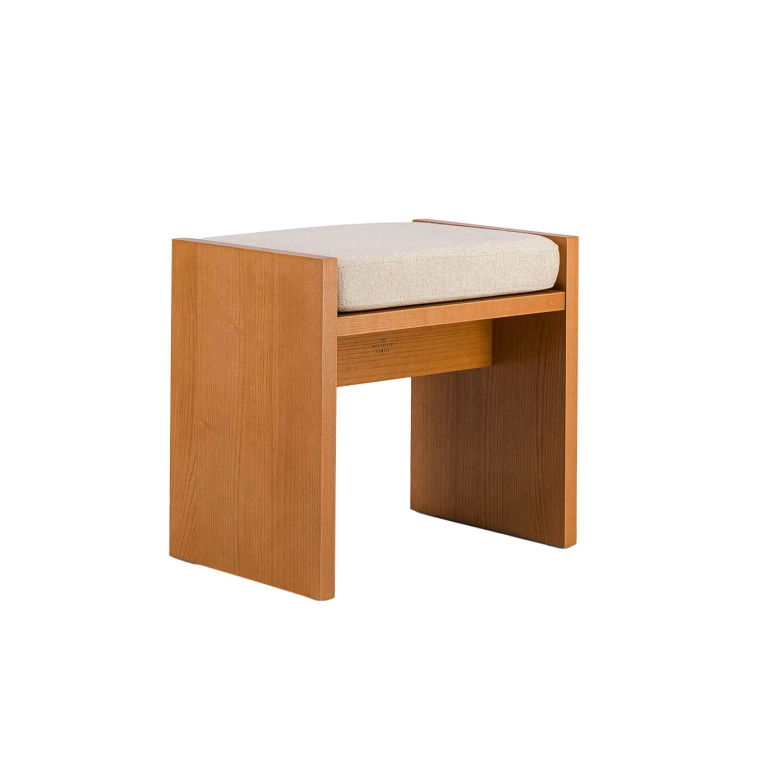 Stool CHIESA Textured Beige THE SOCIALITE FAMILY