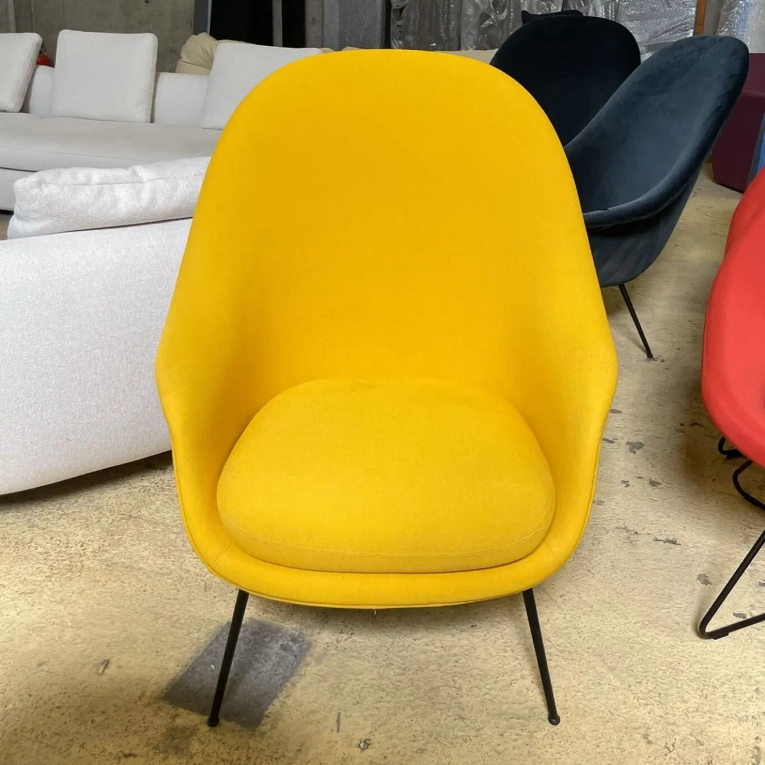 BAT LOUNGE Dossier Haut Jaune GUBI