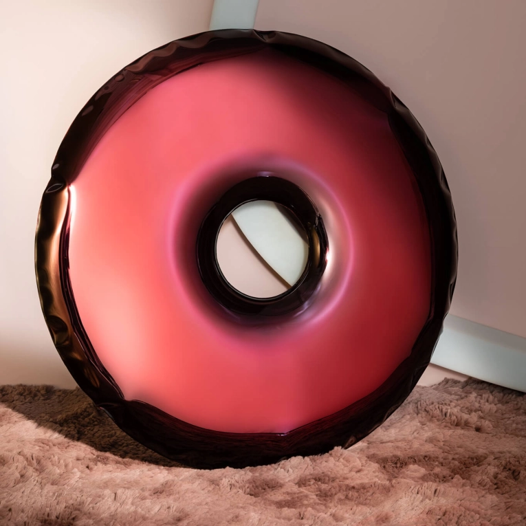 Miroir RONDO Rouge rubis ZIETA