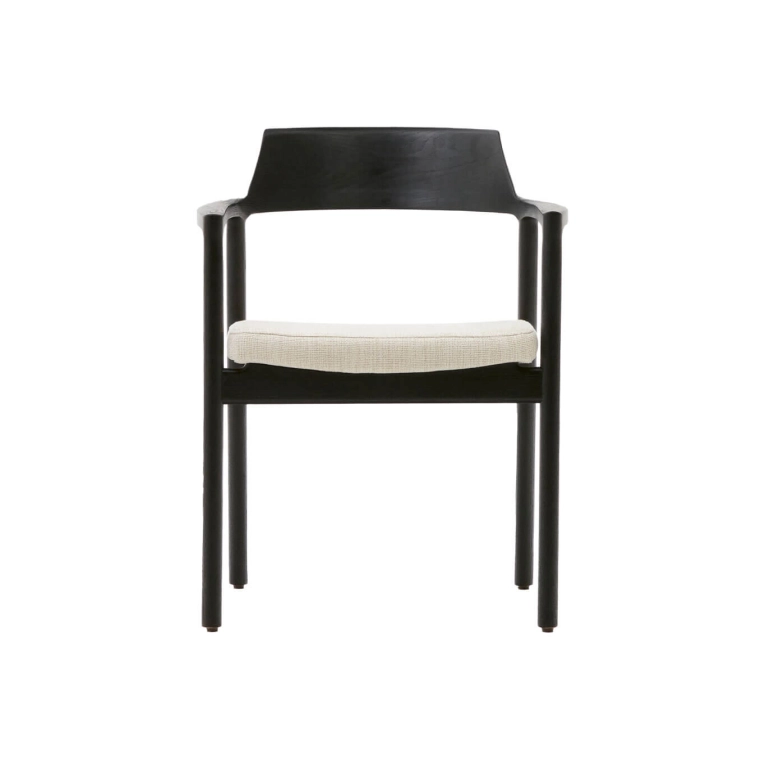 ALOCS Chêne teinté noir / Tissu Jandi beige KAVE HOME