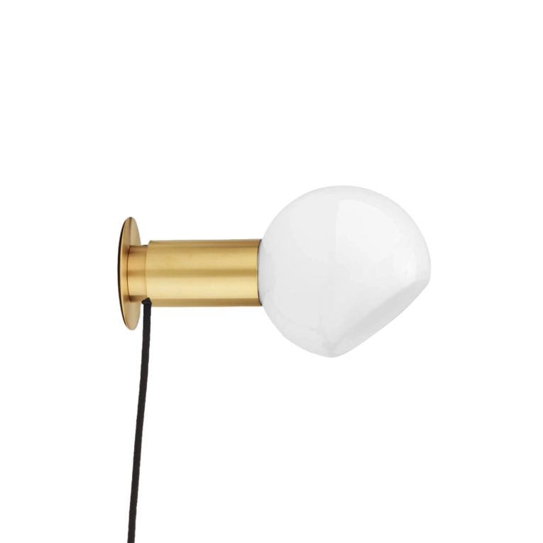 Wall light DONYA with plug Gold Stainless Steel ANOUR
