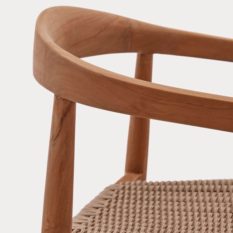 YDALIA Teck Naturel / Corde Beige KAVE HOME