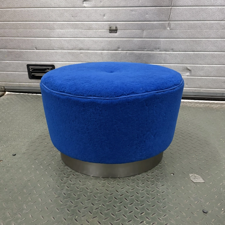Pouffe ANAIS Blue BAXTER MADE IN ITALY
