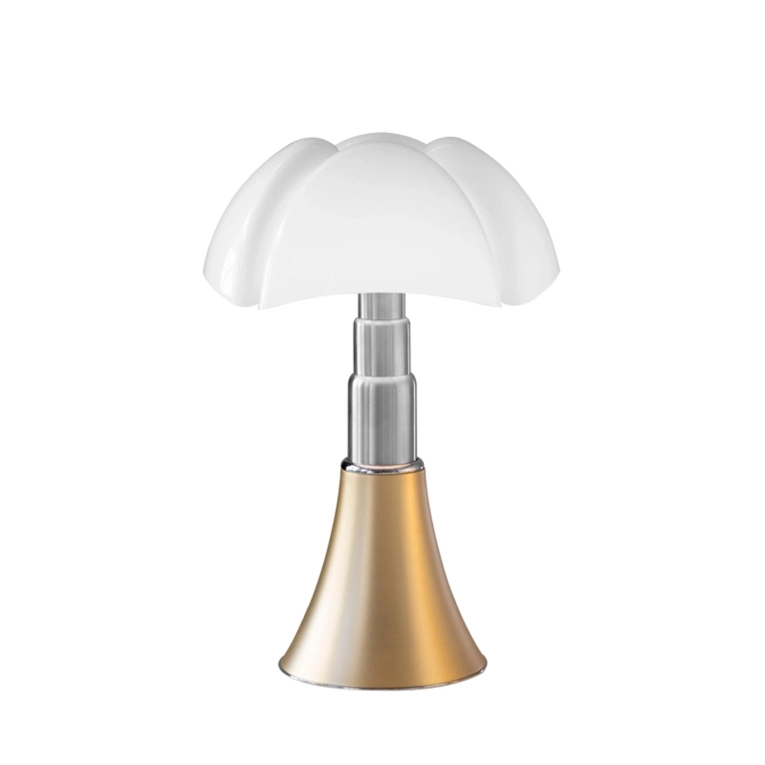 Lampe à poser PIPISTRELLO MEDIO Laiton satiné MARTINELLI LUCE