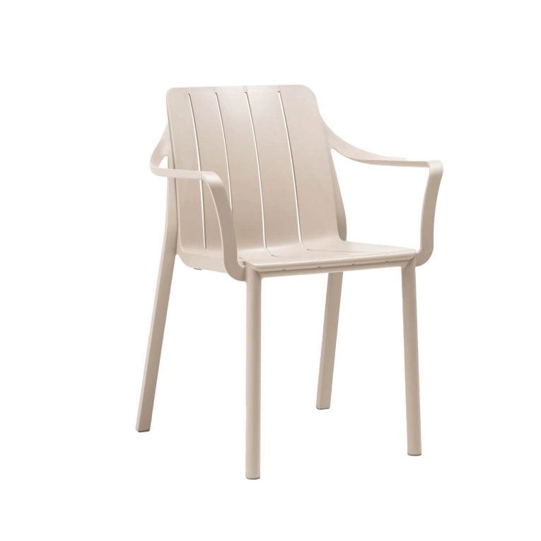 Chaise extérieure TIBERINA avec accoudoirs Corda NARDI