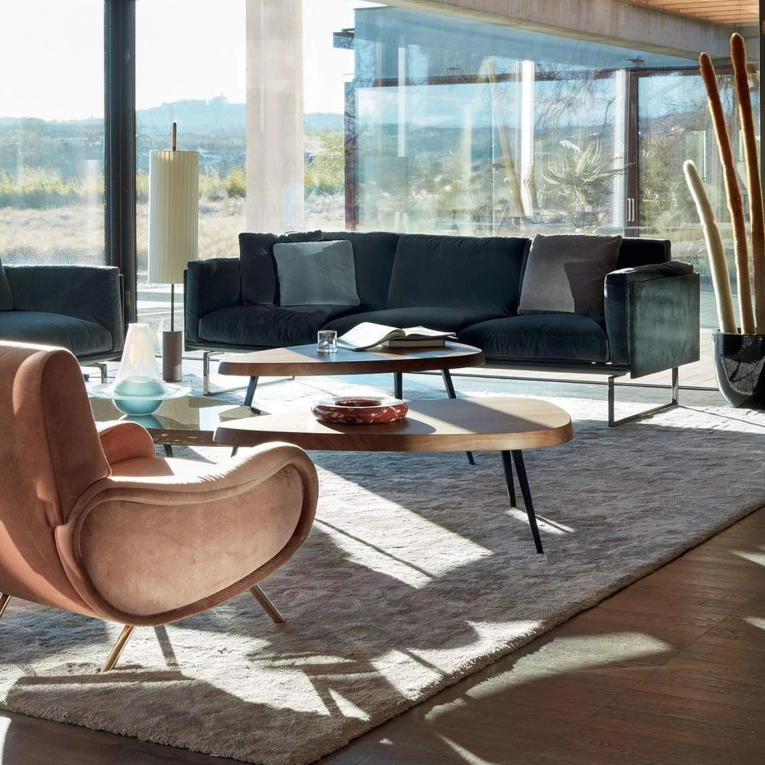 Coffee Table 527 MEXICO Walnut CASSINA