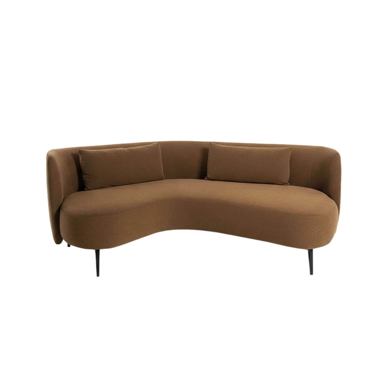 SUNDAY Velours Marron POLIFORM