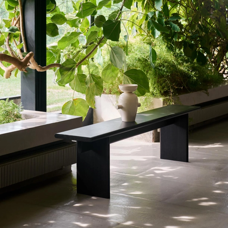 Designer Bench ITA OS5 Dark Stained Oak AND TRADITION