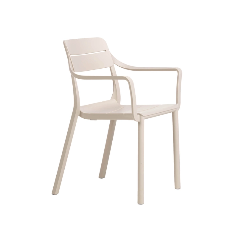 Chaise extérieure CASSIA avec accoudoirs Corde NARDI