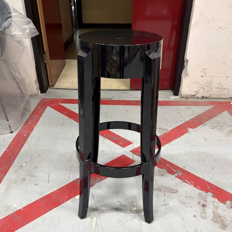 Bar Stool CHARLES GHOST H 75 Black KARTELL
