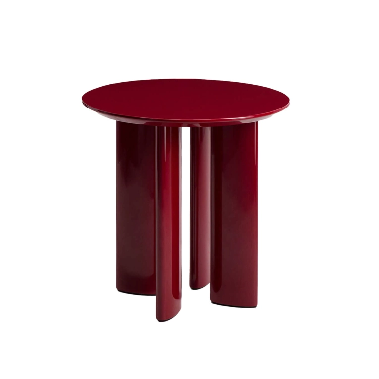 Side Table CARLOTTA Burgundy THE SOCIALITE FAMILY