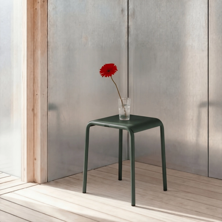 Outdoor Stool PANORAMA Forest Green TIPTOE