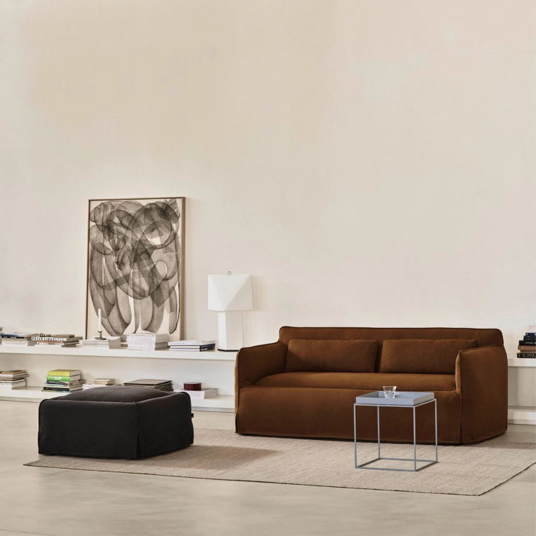 Pouffe MIMI 85 x 85 Vidar 363 Brown HAY