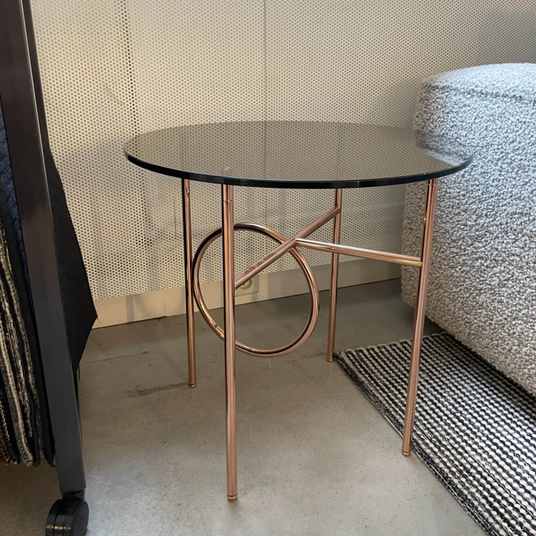 Side Table RING Bright Copper MINOTTI