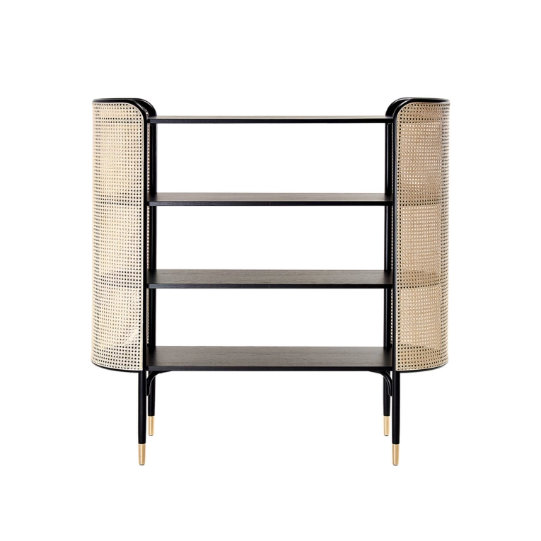 Etagère Bibliothèque MOS Noir GEBRÜDER THONET VIENNA