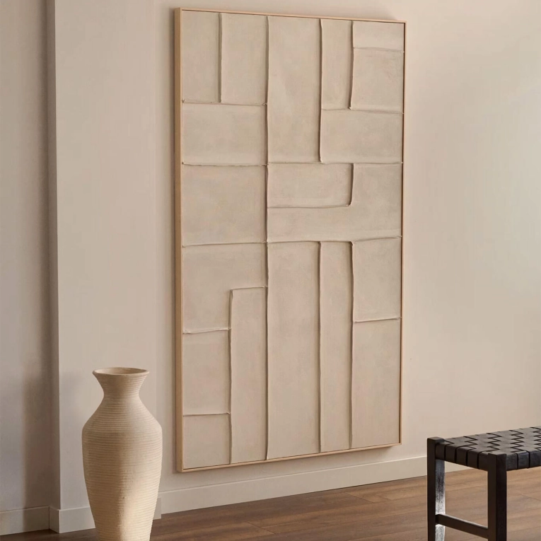Tableau KLIS Lin Blanc KAVE HOME