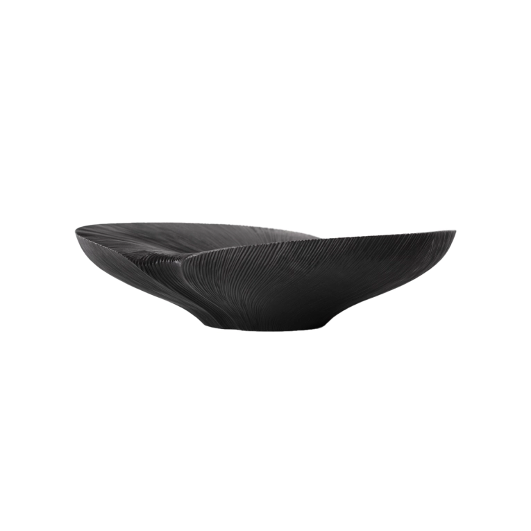 Centre de table & corbeille KALA low Érable noir ZANAT